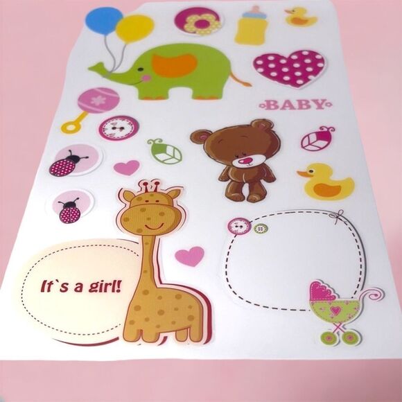 NWT Wool + Pepper Co. 4 Sheet BABY Sticker pack - Picture 4 of 5